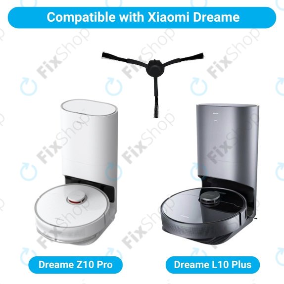 Brosse latérale, 2 pièces pour Xiaomi Dreame Z10 Pro, L10 Plus