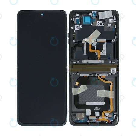 Motorola Razr 40 Ultra - Écran LCD + Ecran Tactile + Cadre (Infinite Black) - 5D68C22606 Genuine Service Pack