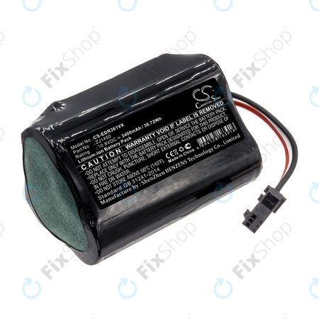 Batterie pour Ecovacs Deebot Slim, D36, 3400mAh, Li-Ion, 10.8V, ZJ1450, HQ