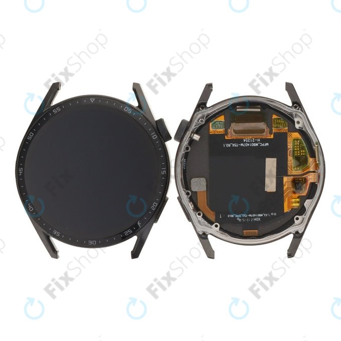 Huawei Watch GT 3 46mm JPT-B19 - Écran LCD + Écran tactile + Cadre (Noir)