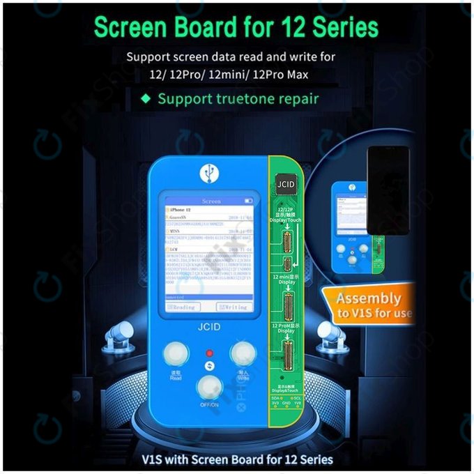 JC V1S, V1SE - Carte LCD pour iPhone 12, 12 mini, 12 Pro, 12 Pro Max (Upgraded Version)