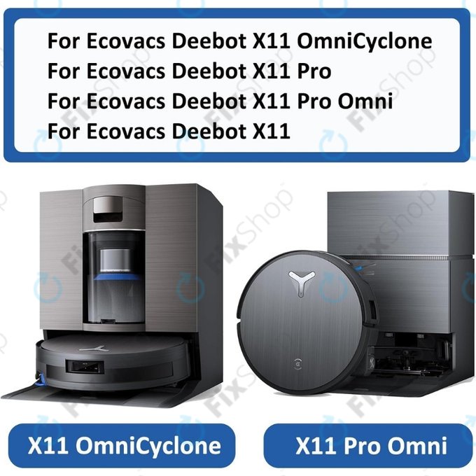 Ecovacs X11, X11 Omni, X11 Pro, X11 Pro Omni  - Filtre a poussiere