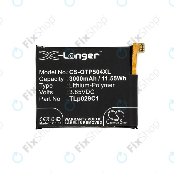 Blackberry Key2 LE - Batterie TLP029C1 3000mAh HQ