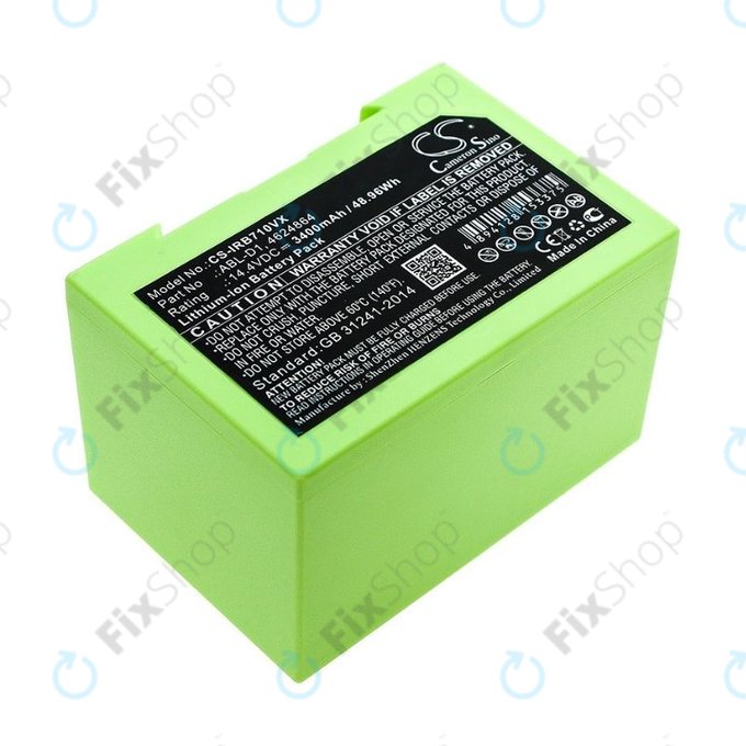 iRobot Roomba e-series, i-series - Batterie ABL-D1, 4624864, ABL-D2 3400mAh HQ