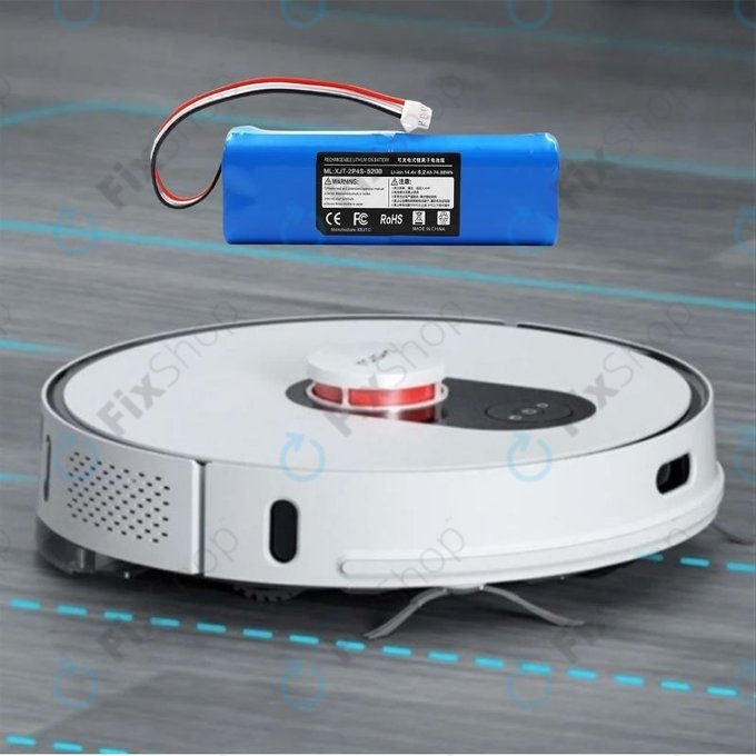 Xiaomi Roidmi EVE Plus, Viomi, Lydsto, Proscenic, Tefal - Batterie XJT-2P4S-5200 Li-Ion 14.4V 5200mAh