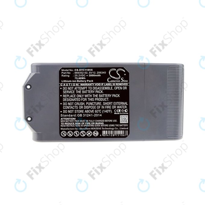 Dyson V10 - Batterie Li-Ion 3000mAh HQ