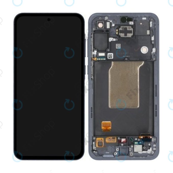Samsung Galaxy A55 A556B - Écran LCD + Écran tactile + Cadre (Awesome Navy) - GH82-34305A Genuine Service Pack