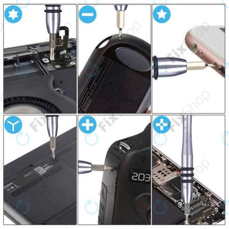 Kingsdun - Jeu de tournevis et embouts de précision pour réparation de téléphones portables, PC et électroniques 115 en 1