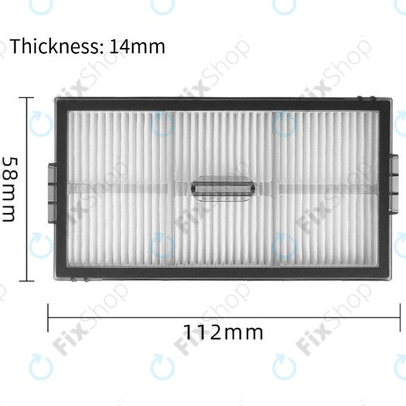 Filtre HEPA, 2 pièces pour Roborock Saros 10R