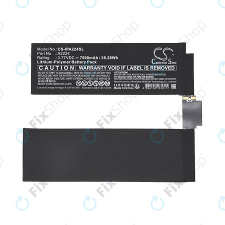 Apple iPad Pro 11.0 (2nd Gen 2020) - Batterie A2224 7500mAh HQ