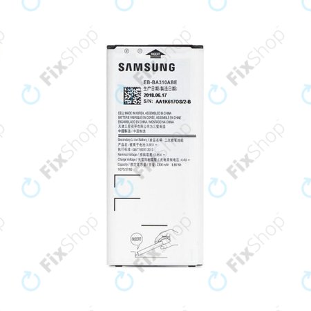 Samsung Galaxy A3 A310F (2016) - Batterie BA310ABE 2300mAh - GH43-04562A, GH43-04562B Genuine Service Pack
