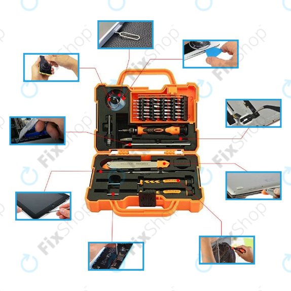 Jakemy JM-8139 - Kit de réparation de jeu de tournevis professionnels précis 45 en 1