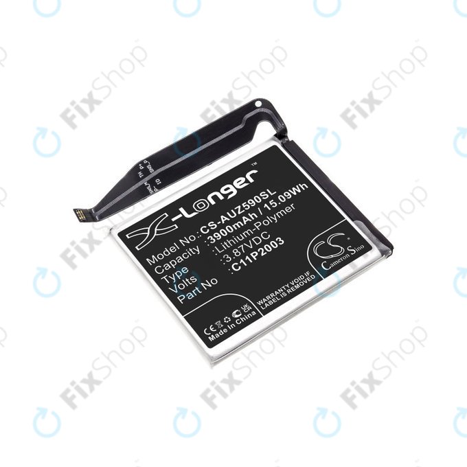 Batterie pour Asus Zenfone 8 ZS590KS, 3900mAh, Li-Pol, 3.87 V, C11P2003, HQ