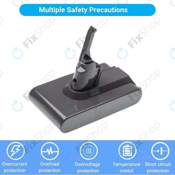 Dyson V8 - Battery 215681, PM8-US-HFB1497A Li-Ion 21.6V 2000mAh