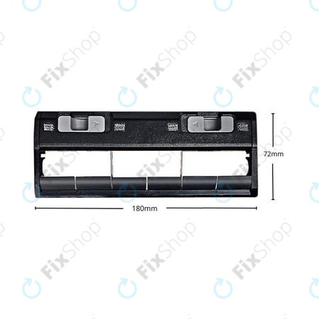 Ecovacs Deebot N-series, T-series, X1-series, Ozmo-series - Couvercle de brosse principale (Noir)