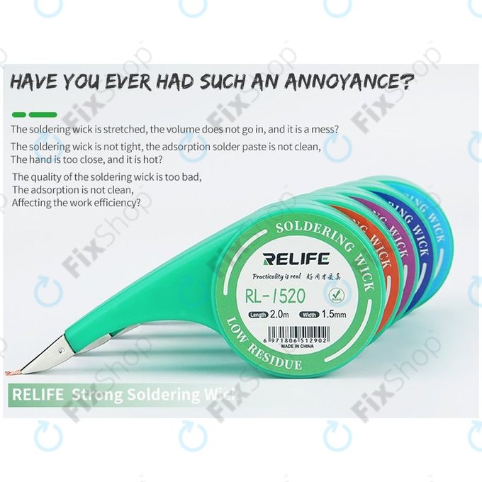 Relife RL-1520 - Mèche à souder puissante (1,5 mm)