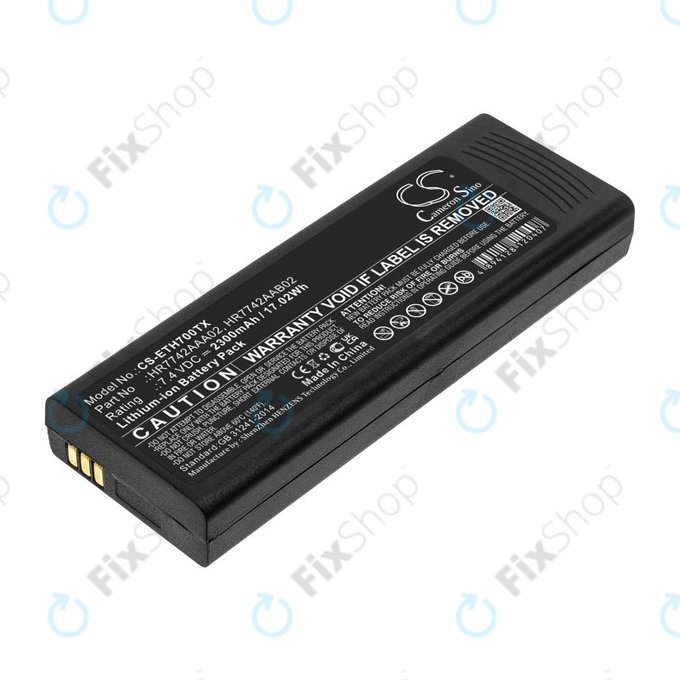 Batterie pour EADS P3G, TPH700, 2300mAh, Li-Ion, 7.4V, HR7742AAA02, HQ