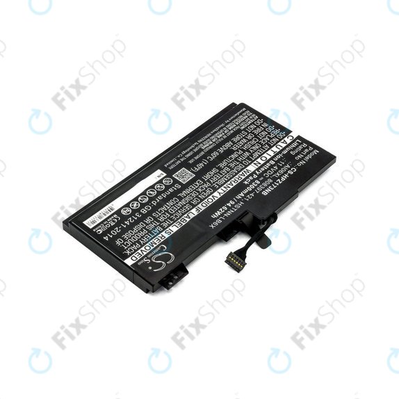 Batterie pour HP Zbook 17 G3, 8300mAh, Li-Ion, 11.4V, AI06XL, HQ