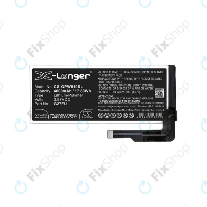 Google Pixel 5A - Batterie G27FU 4600mAH HQ