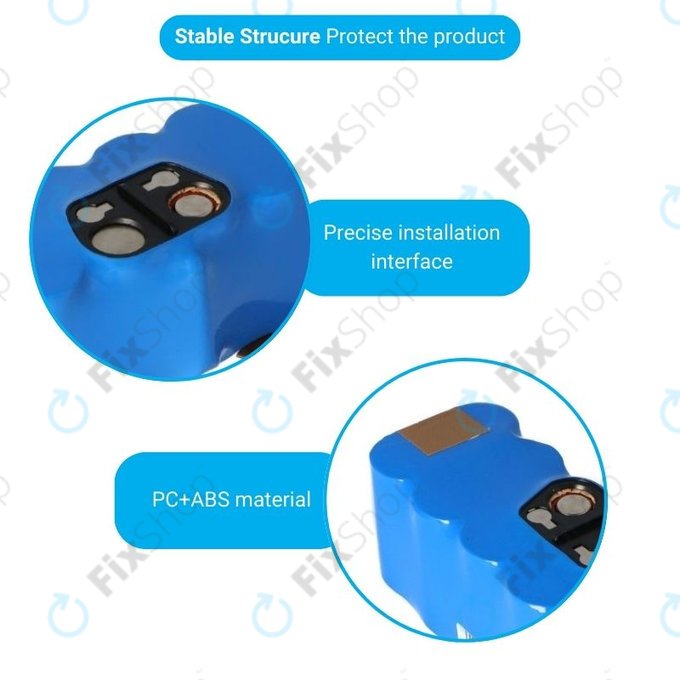 iRobot Roomba 500, 600, 700, 800, 900-series, R3, Scooba 450, Vileda 137173 - Batterie 11702, GD-Roomba-500, VAC-500NMH-33 Ni-MH 14.4V 4000mAh