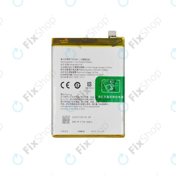 Realme X3 SuperZoom RMX2086 - Batterie BLP775 4200 mAh