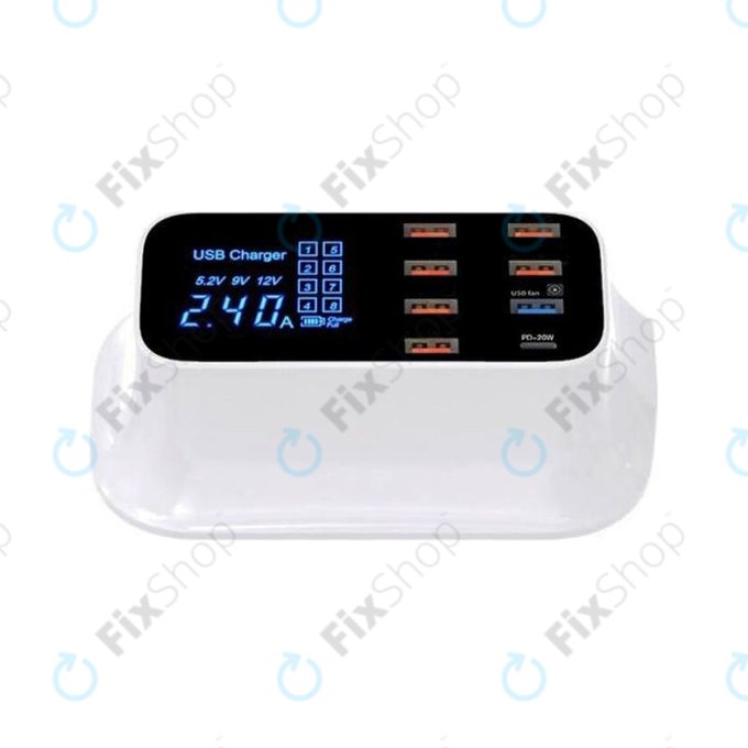 Asometech Modèle E - Station de recharge USB USB 3.0 et USB-C