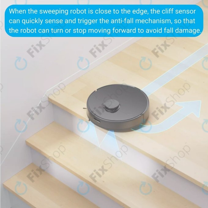 Xiaomi Roborock S7 - Capteurs de chute (à droite)