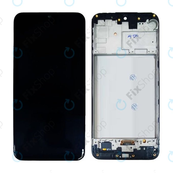 Samsung Galaxy M21 M215F - Écran LCD + Écran tactile + Cadre (Noir) OLED