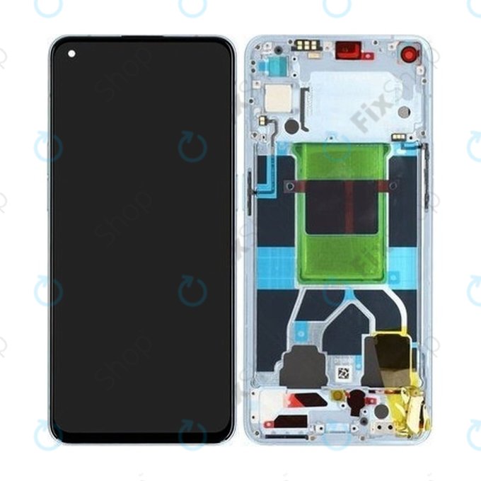 Oppo Reno 6 5G CPH2251 - Écran LCD + Écran Tactile + Cadre (Bleu Arctique) - 4907750 Genuine Service Pack
