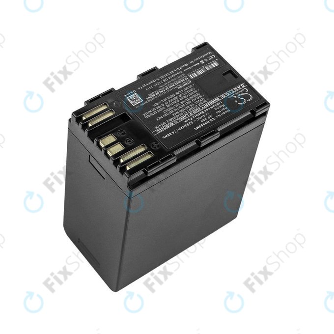 Batterie pour Canon EOS S200, C300, 5200mAh, Li-Ion, 14.4V, BP-A60, HQ