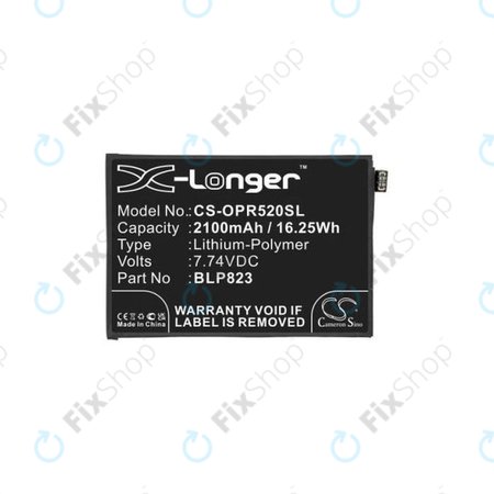 Oppo Reno 5 Pro - Batterie BLP823 2100mAh HQ