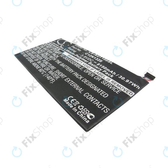 Batterie pour Asus Transformer Book T100, 8150mAh, Li-Pol, 3.8V, C12N1320, HQ