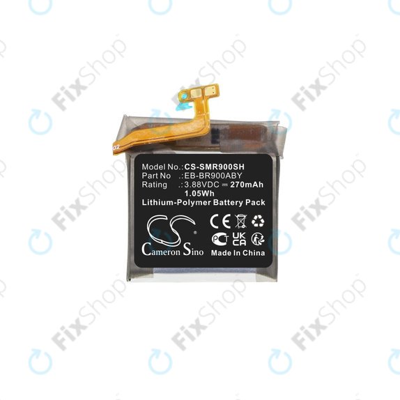 Batterie pour Samsung Watch 5 40mm, 270mAh, Li-Pol, 3.88V, EB-BR900ABY, HQ