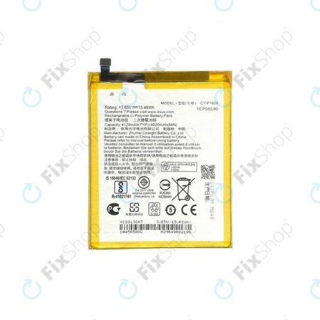 Asus ZenFone 4 Max ZC520KL (X00HD) - Batterie C11P1609 4020mAh