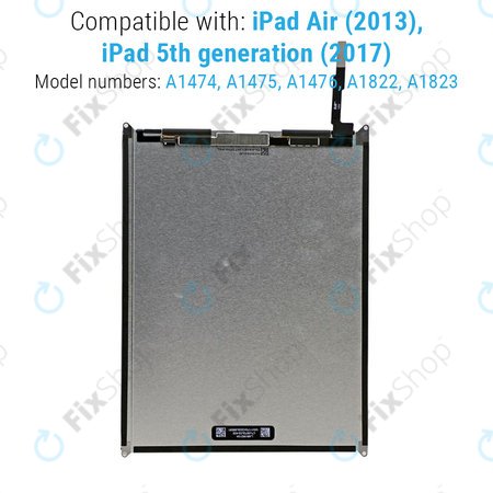 Apple iPad Air, iPad (5e génération 2017) - Écran LCD