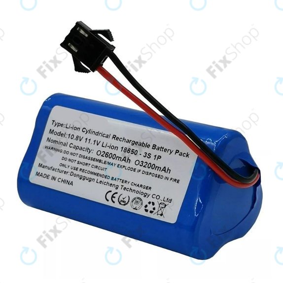 Ecovacs CEN330, CR-series - Batterie ICR18650 3S1P Li-Ion 11.1V 2600mAh