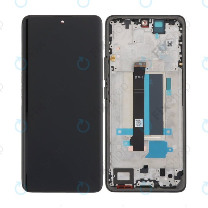 Xiaomi Redmi Note 13 Pro+ 23090RA98C - Écran LCD + Ecran Tactile + Cadre (Fushion Black) TFT