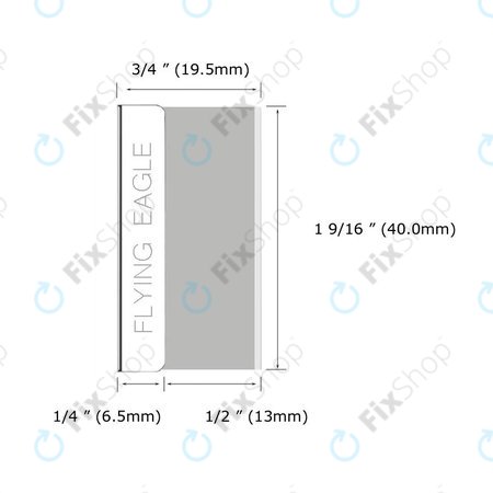 Flying Eagle - Lame de rasoir de sécurité (5pcs)