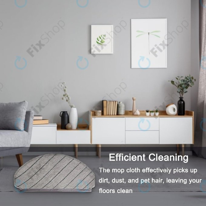 Chiffon de vadrouille, 2 pièces pour Ecovacs Deebot N20, N20 Plus, N20 Pro Plus