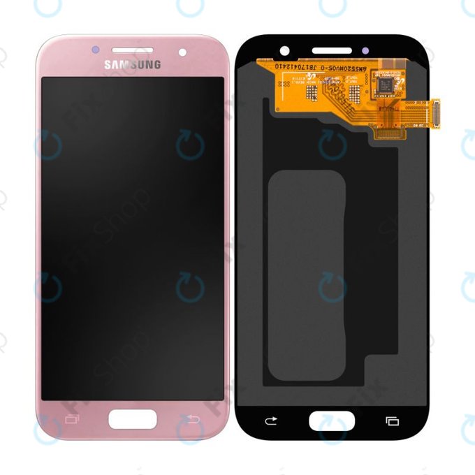 Samsung Galaxy A5 A520F (2017) - Ecran LCD + Ecran Tactile (Peach Cloud) - GH97-19733D, GH97-20135D Genuine Service Pack