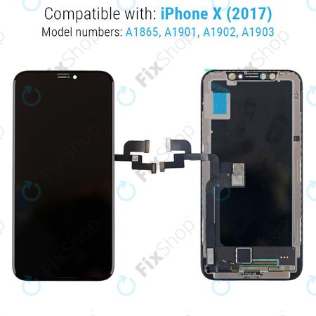Apple iPhone X - Écran LCD + Ecran Tactile + Châssis Dur OLED FixPremium