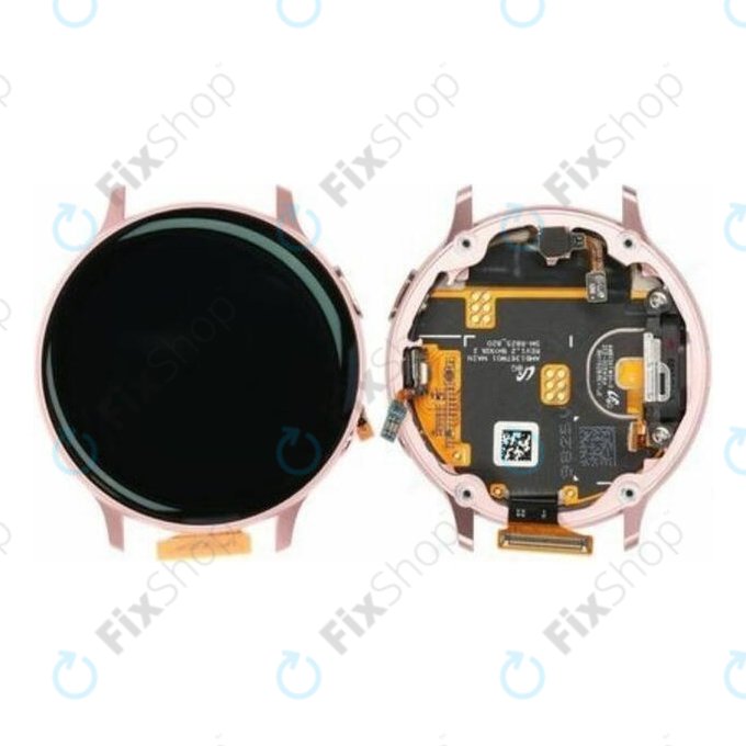 Samsung Galaxy Watch Active 2 44 mm - Écran LCD + Écran Tactile + Cadre (Or Rose) - GH82-21125B Genuine Service Pack