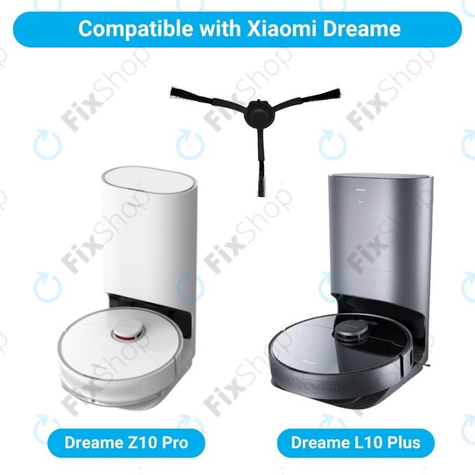 Brosse latérale, 2 pièces pour Xiaomi Dreame Z10 Pro, L10 Plus