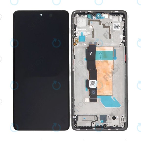Xiaomi Poco F5 23049PCD8G, 23049PCD8I - Écran LCD + Ecran Tactile + Cadre (Black) TFT