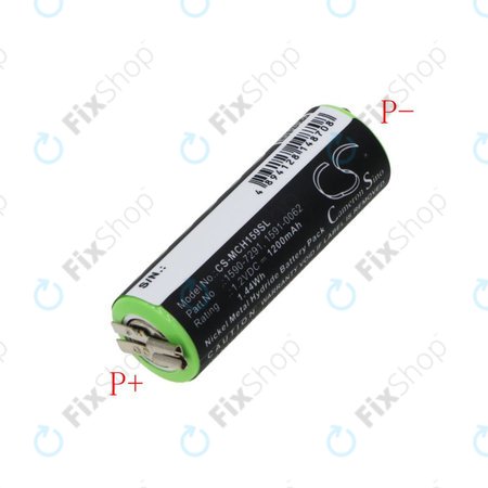 Batterie pour Moser Chromini 1591, Ermila Bella 1590, 1200mAh, Ni-MH, 1.2V, 1590-7291, HQ