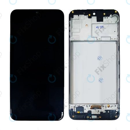 Samsung Galaxy M21 M215F - Écran LCD + Écran tactile + Cadre (Noir) OLED
