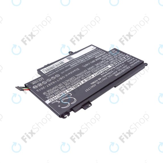 Batterie pour Lenovo ThinkPad Yoga 12, Yoga S1, 3150mAh, Li-Pol, 14.8V, 45N1704, HQ