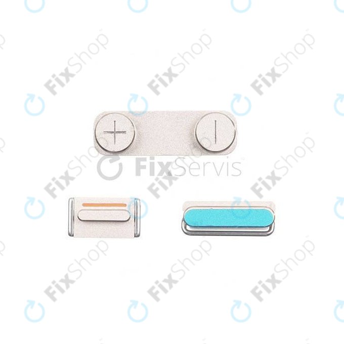 Apple iPhone 5S - Ensemble de boutons latéraux - Alimentation + Volume + Muet (Gris sidéral)