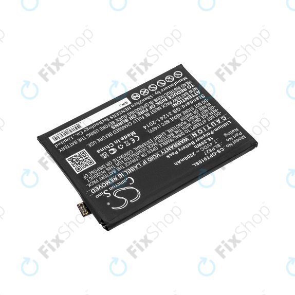 Batterie pour OnePlus 9 Pro LE2121 LE2125, 2200mAh, Li-Pol, 7.4 V, BLP827, HQ