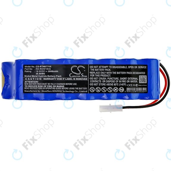 Rowenta Air Force Extreme - Batterie RD-ROW18VA 2000mAh HQ